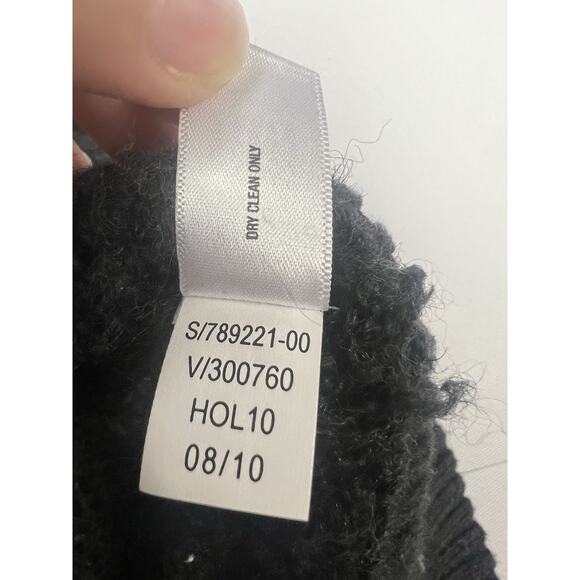 GAP Size Small Womens Vest Alpaca Wool Blend Gray Snap Buttons Ribbed Fuzzy - Picture 7 of 10